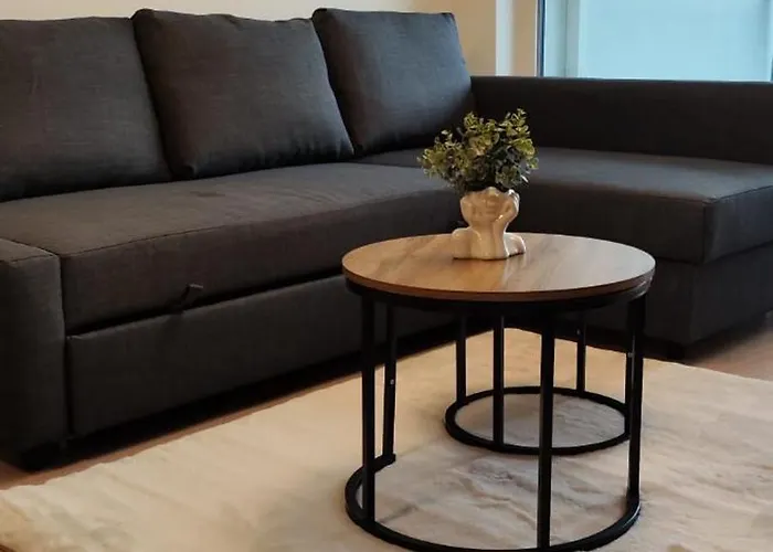 아파트 New With Free Garage Parking Near The Airport